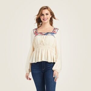 Ariat Jacquard Chimayo Top NWT